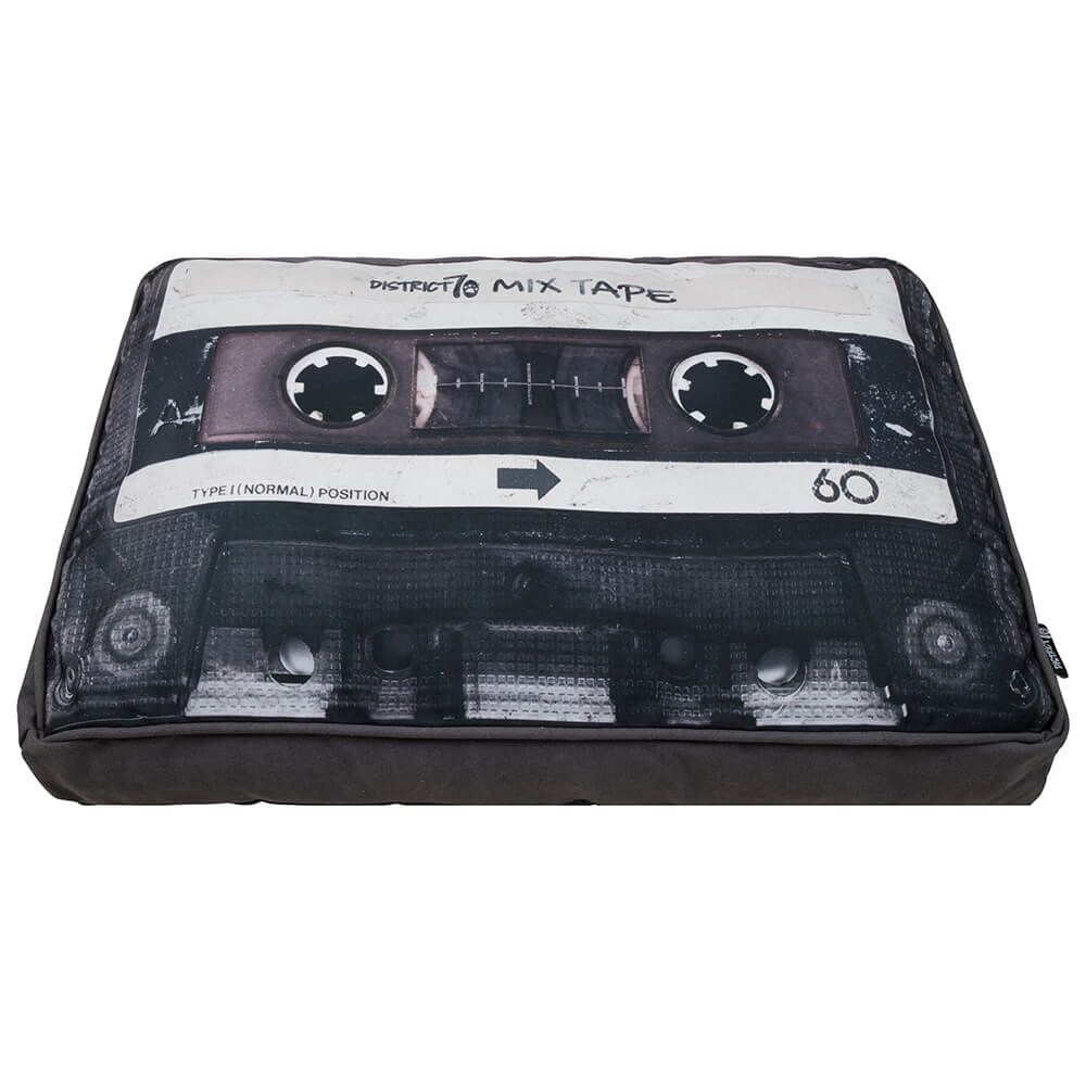 District 70 MIXTAPE Hundekissen - Schwarz
