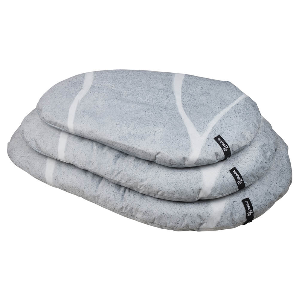 District 70 PEBBLE Hundekissen - Small, Hellgrau