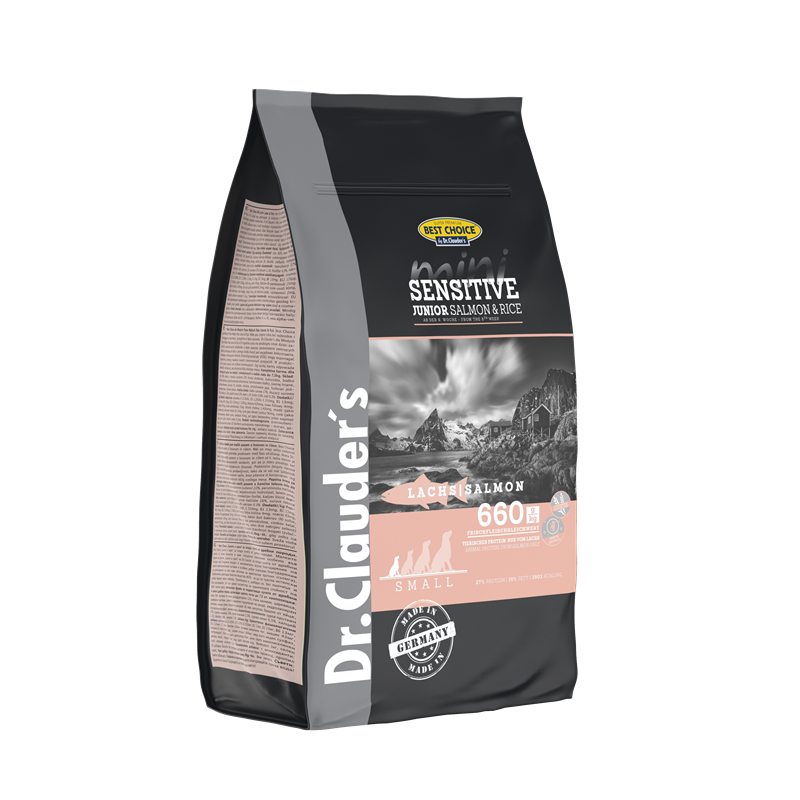Dr. Clauder’s Best Choice Mini Junior Lachs & Reis 4 x 2kg - 2kg