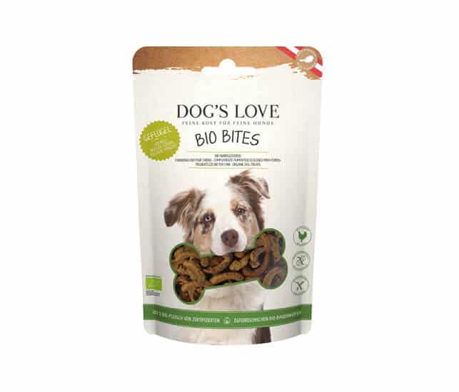 Dog's Love Bio Bites Hundesnacks Geflügel 150g