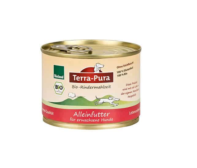 Terra-Pura Bio Nassfutter Rindermahlzeit (Hund) - 400g