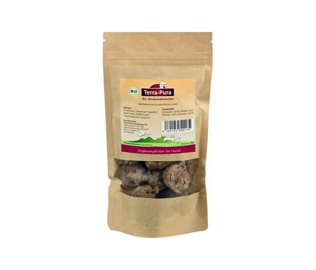 Terra-Pura Bio Snack Rindermakrönchen 80g - 80g
