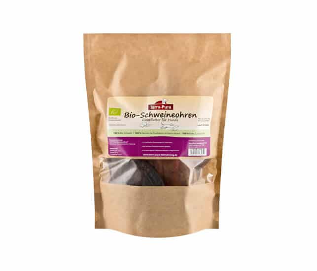 Terra-Pura Bio Snack Schweineohren in halt
