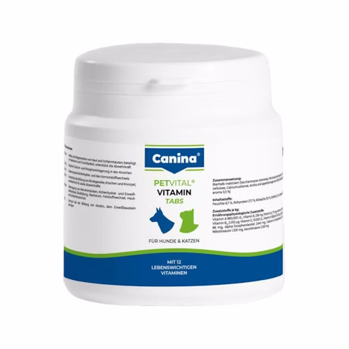 Canina PETVITAL Vitamin-Tabs für Katzen und Hunde - 1000g