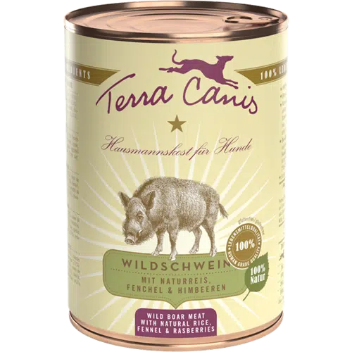 Terra canis Nassfutter für Hunde classic Wildschwein - 200g