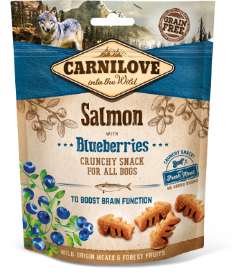 Carnilove Snacks für Hunde Crunchy Salmon with Blueberries 200g