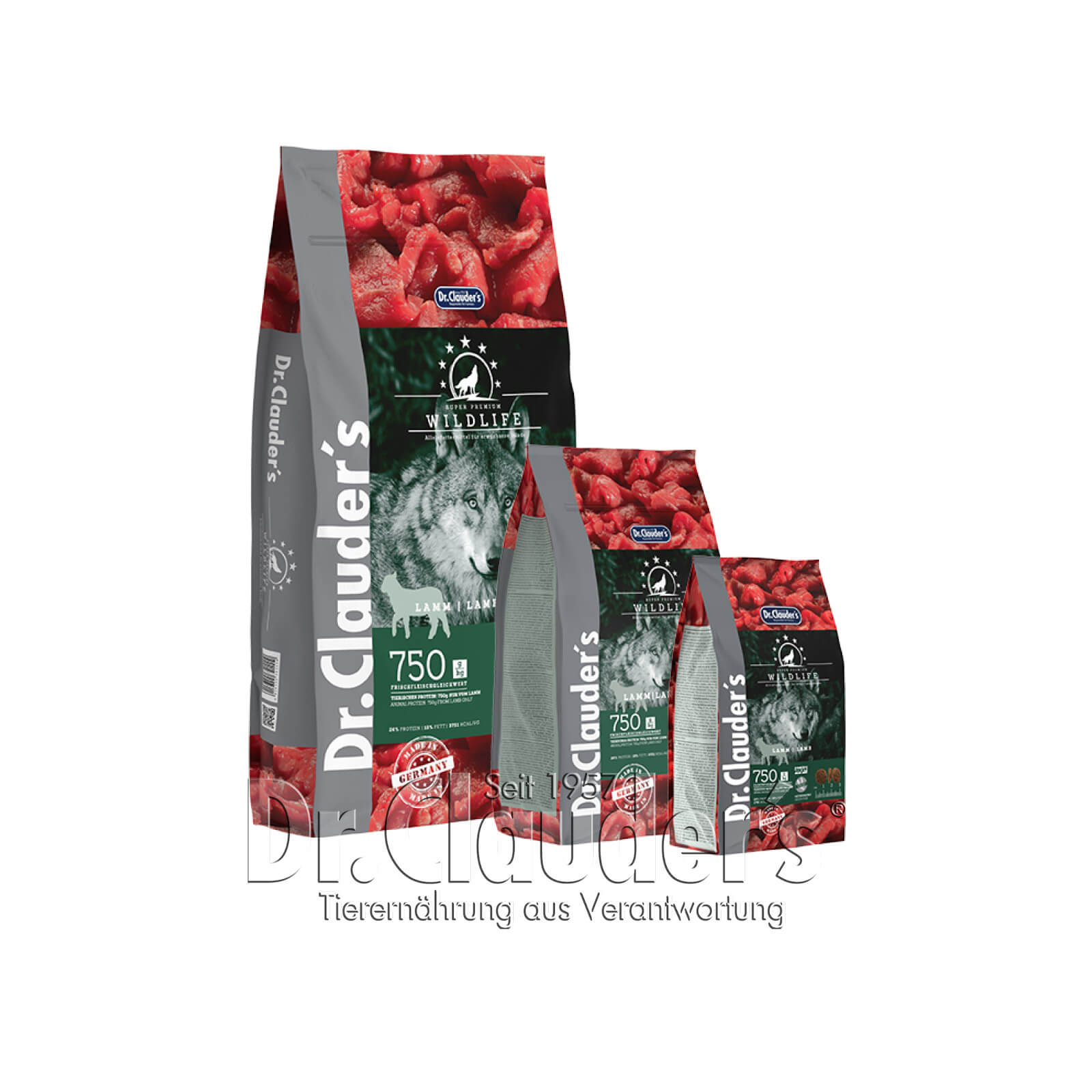 Dr. Clauder Hunde Trockenfutter Wildlife Lamm - 11,5kg