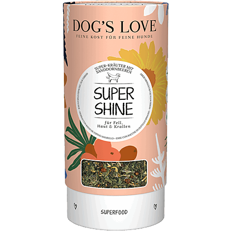 Dog' s Love HUNDE ERGÄNZUNGSFUTTER KRÄUTER SUPER SHINE