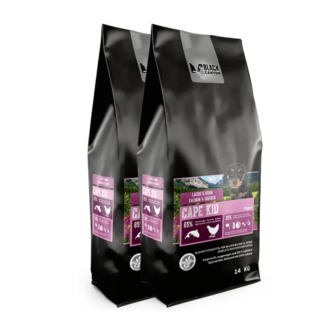 Black Canyon Hunde Trockenfutter Cape Kid - Sparpaket: 2 x 14 kg