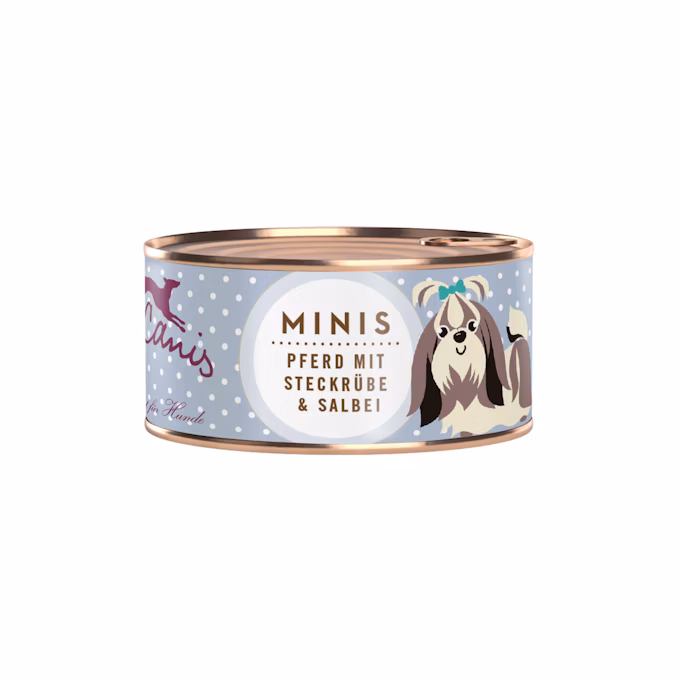 Terra Canis Nassfutter für Hunde Mini Pferd mit Steckrübe & Salbei