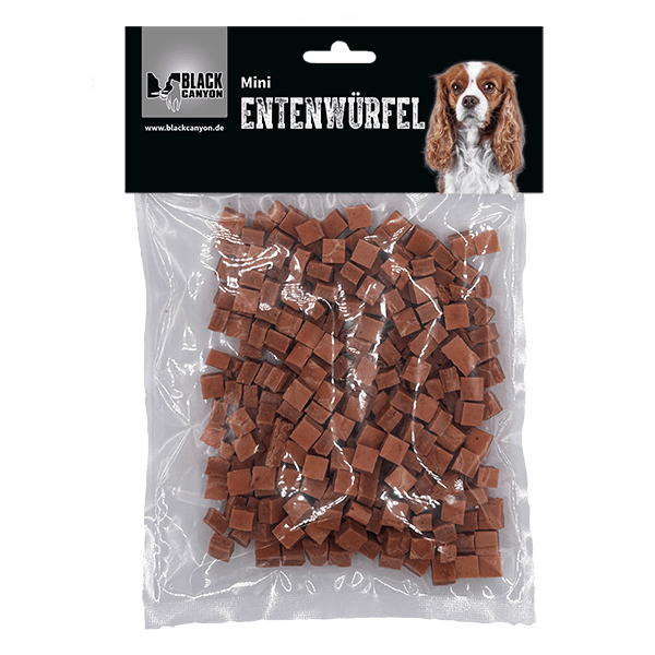 BLACK CANYON DOG Soft Mini Entenwürfel – Leckerer Hundesnack 200g