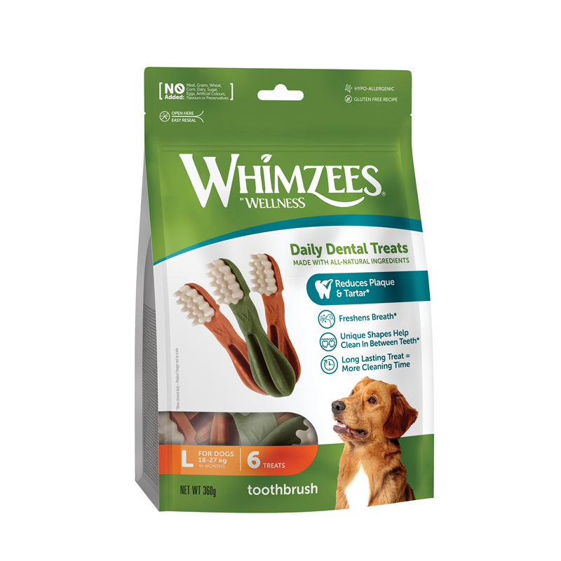 Whimzees Zahnbürste L 360g x 6Stk