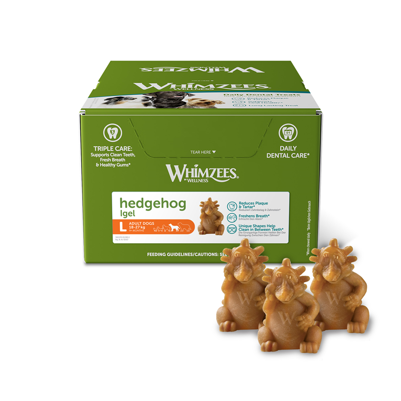 Whimzees Igel L im Display 30 Stk
