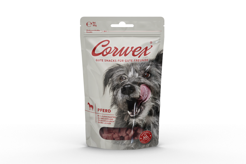Corwex Dog SOFT Treats mit Pferd – 165 g
