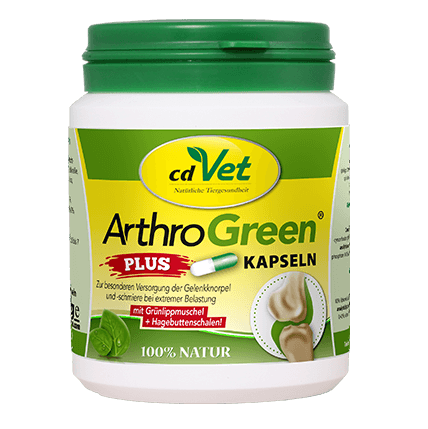 ArthroGreen Plus – Natürliche Gelenkunterstützung für Hunde und Katzen - 100 Kapseln