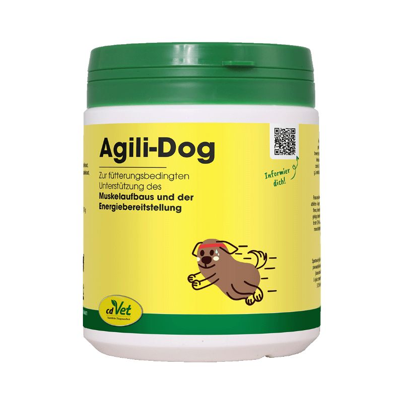 Agili-Dog – Natürliches Ergänzungsfuttermittel für aktive Hunde - 70g