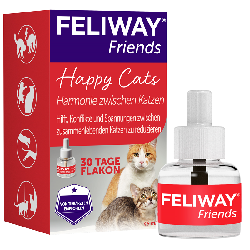 FELIWAY® Friends Nachfüllflakon – Für ein friedliches Miteinander Ihrer Katzen