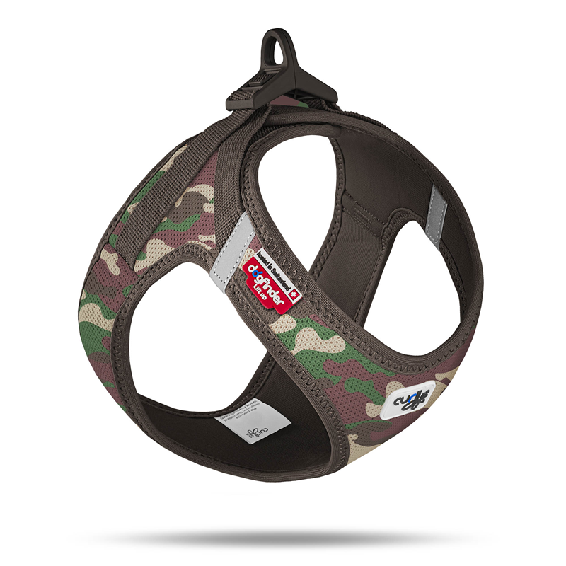 Curli Clasp Vest Geschirr Air-Mesh Camo - S