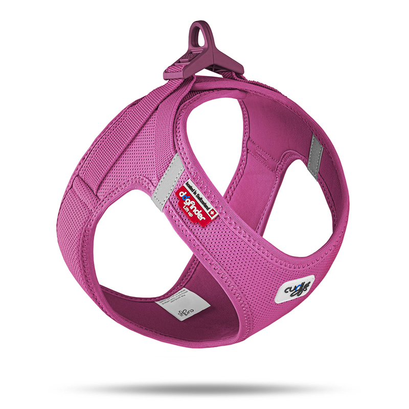 Curli Clasp Vest Geschirr Air-Mesh Fuchsia - 3XS