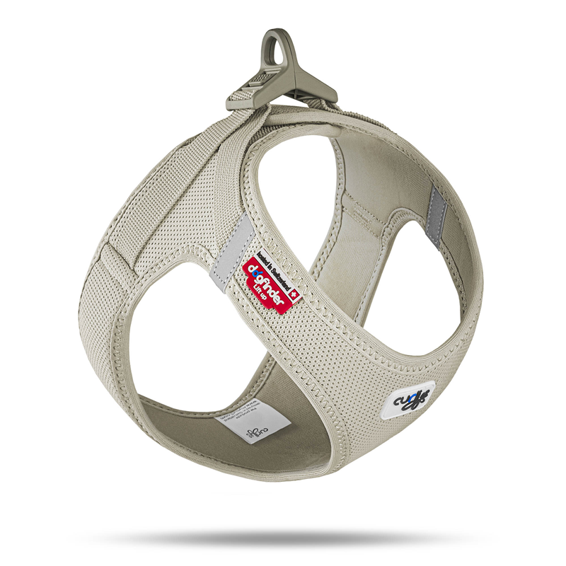 Curli Clasp Vest Geschirr Air-Mesh Light-Tan - 2XS