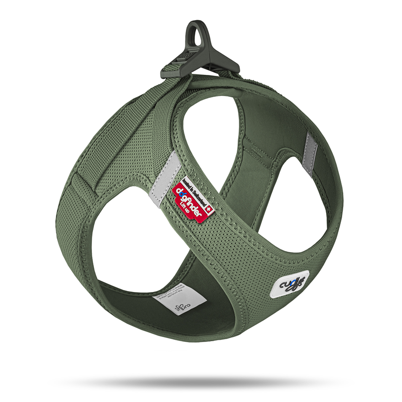 Curli Clasp Vest Geschirr Air-Mesh Moss - XL