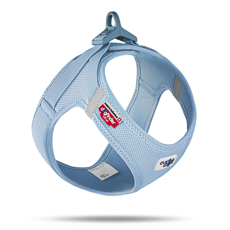 Curli Clasp Vest Geschirr Air-Mesh Skyblue - XS