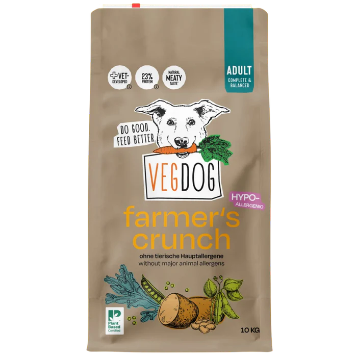 Vegdog Trockenfutter Farmers Crunch - 1kg