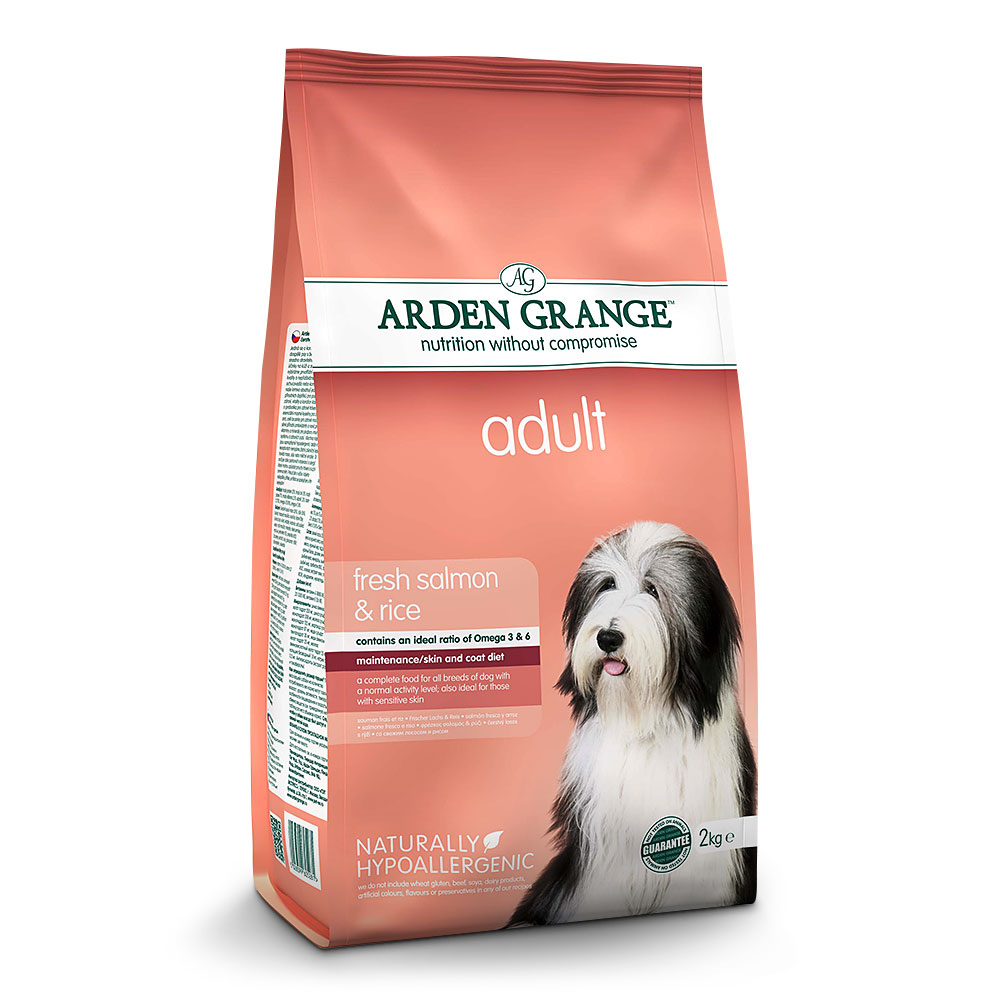 Arden Grange | Mit frischem Lachs & Reis | Adult | 4 x 2 kg