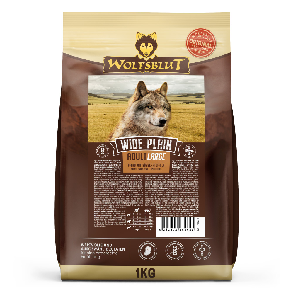 Wolfsblut | Wide Plain | Large Breed | 1 kg