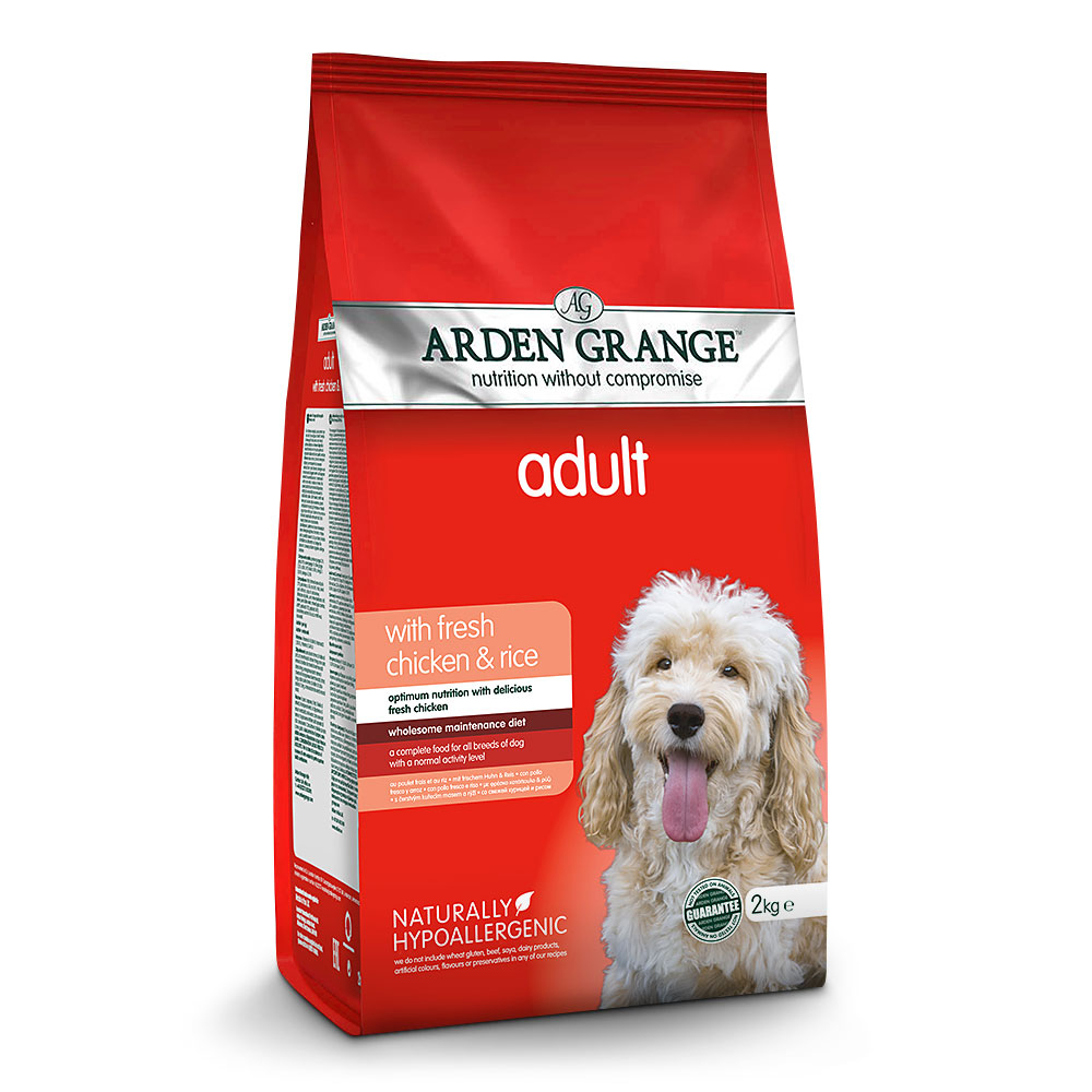 Arden Grange | Mit frischem Huhn & Reis | Adult | 4 x 2 kg