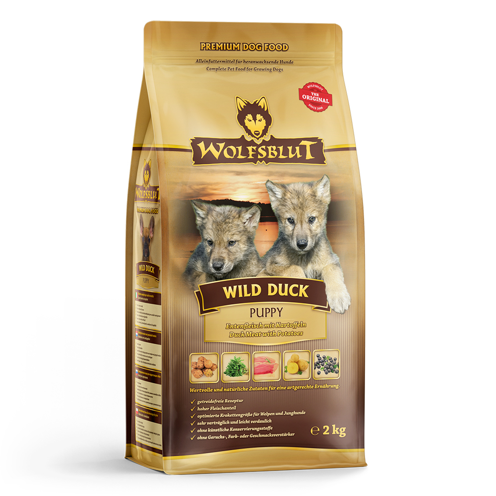 Wolfsblut | Wild Duck | Puppy | 3 x 2 kg