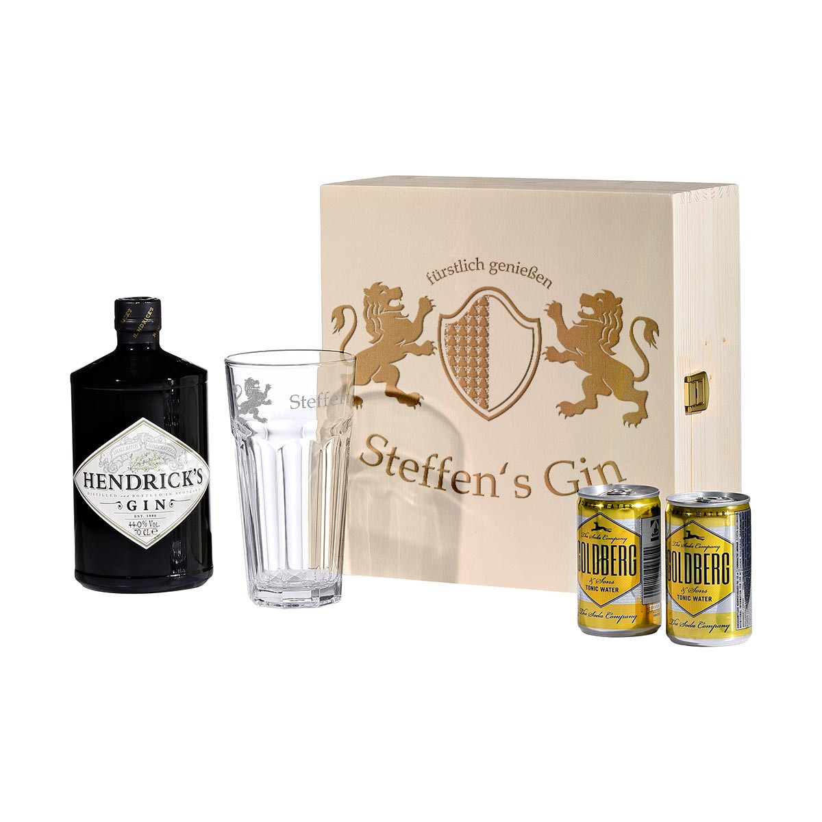 Gin Geschenk Set 5-teilig mit Gravur