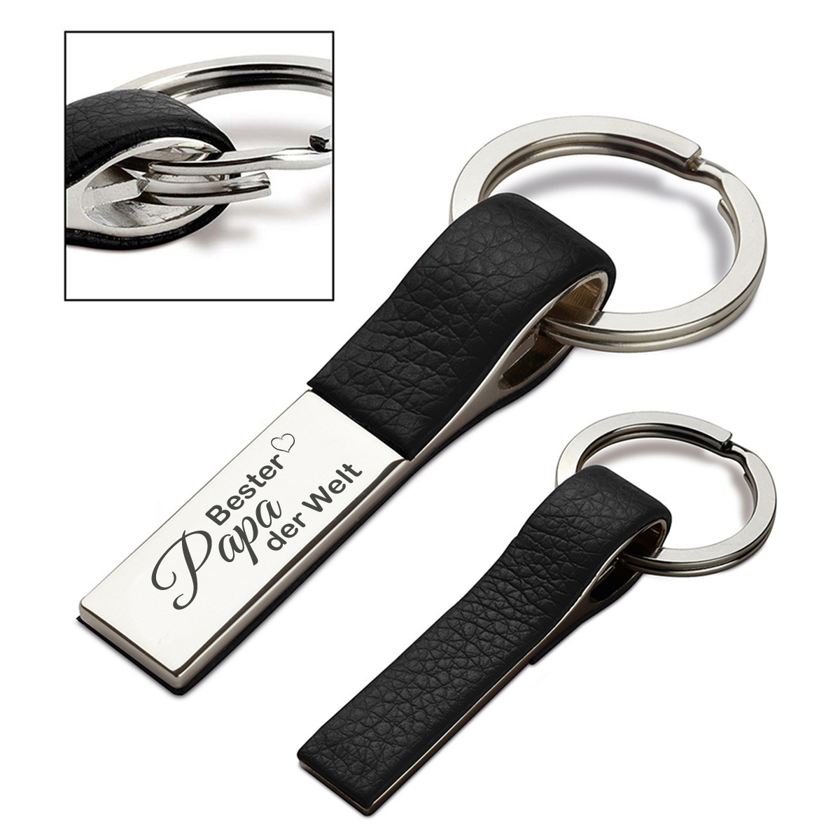 Schl?sselanh?nger mit Gravur [Bester Papa der Welt ]