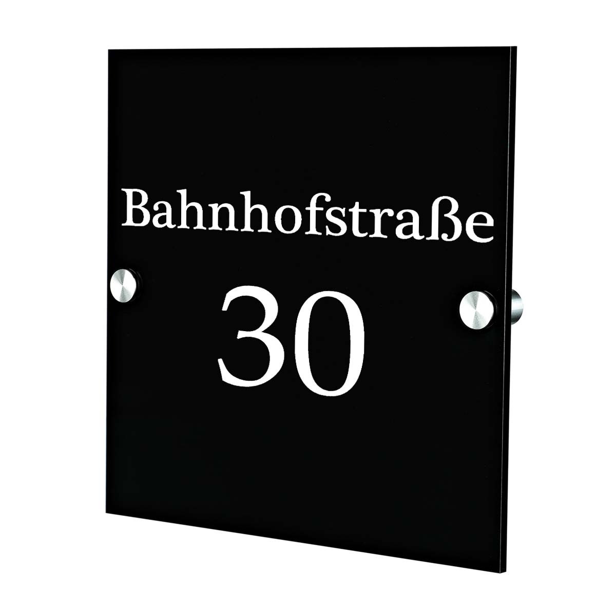 T?rschild Acryltafel aus Plexiglas mit Gravur