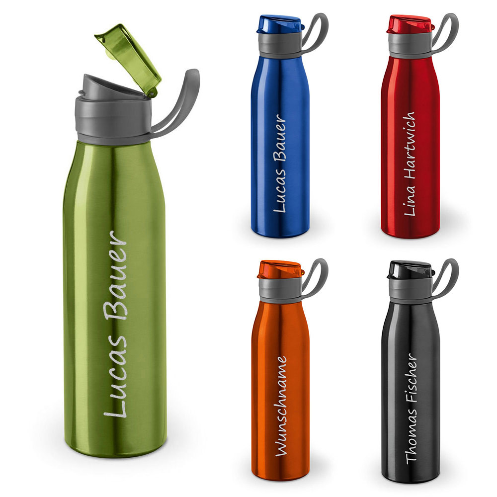 Personalisierte Trinkflasche Sport mit Namen