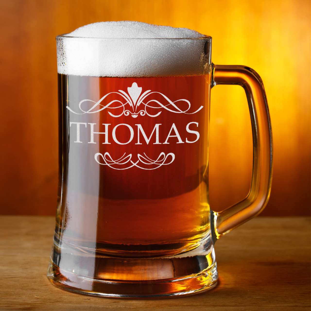Bierkrug 0,5L Bierseidel mit Gravur