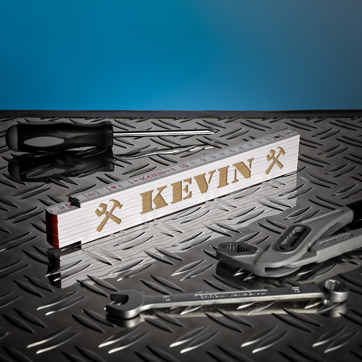 Zollstock Ma?stab mit Gravur