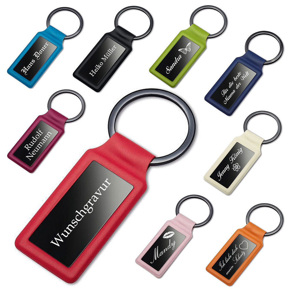 Schl?sselanh?ngern der Serie Reflects Dakar inkl. Gravur
