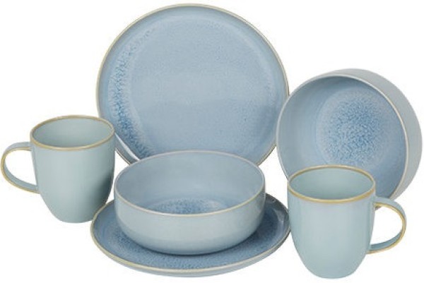 like. by Villeroy & Boch Crafted Blueberry Frühstücks-Set für 2 Personen / 6 Teile A U S L A U F !