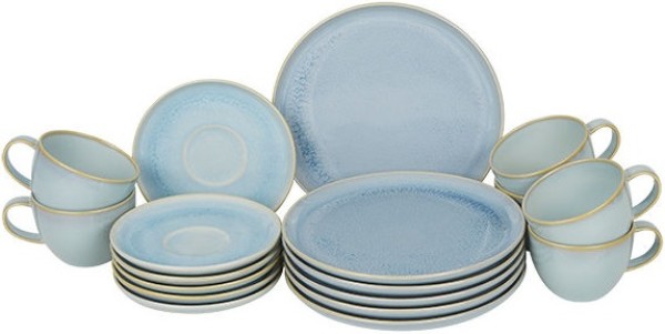 like. by Villeroy & Boch Crafted Blueberry Kaffee-Set für 6 Personen / 18 Teile