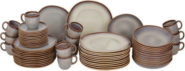 like. by Villeroy & Boch Lave Beige Basic-Set für 12 Personen / 60 Teile