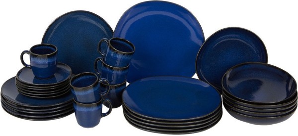like. by Villeroy & Boch Lave Bleu Basic-Set für 6 Personen / 30 Teile A U S L A U F !