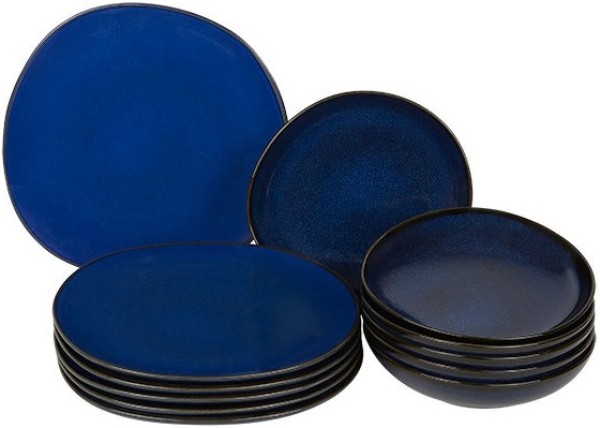 like. by Villeroy & Boch Lave Bleu Tafel-Set für 6 Personen / 12 Teile A U S L A U F !