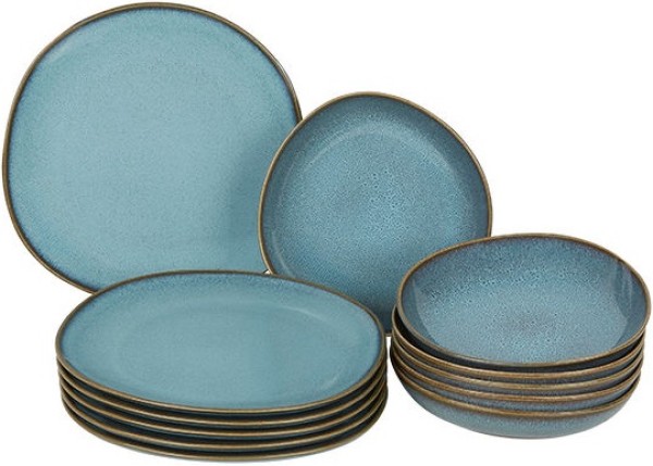 like. by Villeroy & Boch Lave Glacé Tafel-Set für 6 Personen / 12 Teile