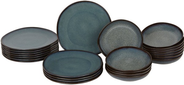 like. by Villeroy & Boch Lave Gris Tafel-Set für 12 Personen / 24 Teile