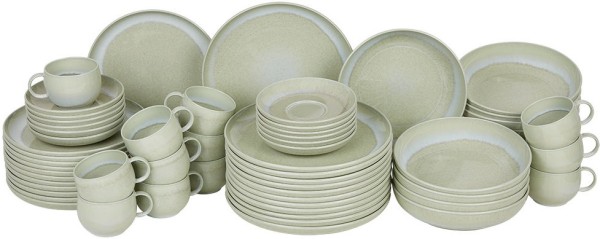 like. by Villeroy & Boch Perlemor Alga Basic-Set für 12 Personen / 60 Teile
