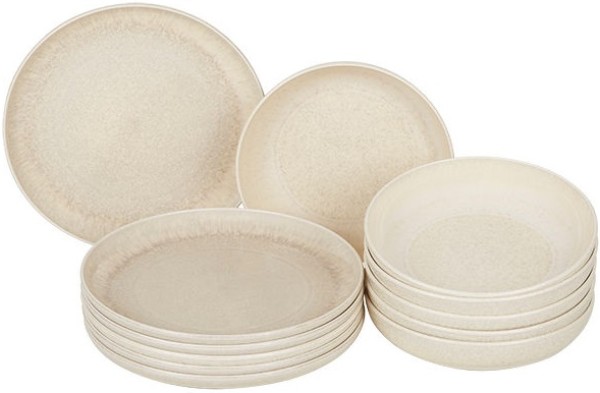 like. by Villeroy & Boch Perlemor Sand Tafel-Set für 6 Personen / 12 Teile