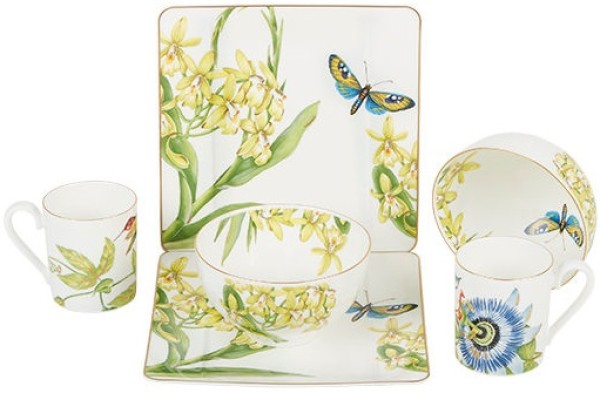 Villeroy & Boch Amazonia Frühstücks-Set für 2 Personen / 6 Teile