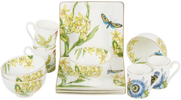 Villeroy & Boch Amazonia Frühstücks-Set für 4 Personen / 12 Teile
