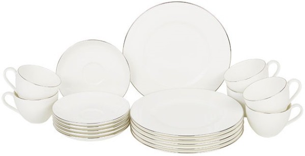 Villeroy & Boch Anmut Platinum No.1 Kaffee-Set für 6 Personen / 18 Teile